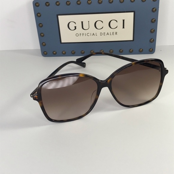 New Authentic GUCCI Brown Havana Butterfly GG0546SK - 002 - Picture 8 of 14